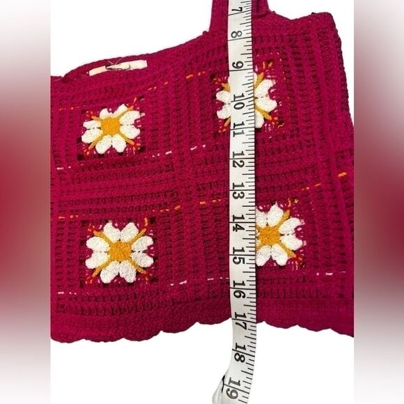 Rebellion pink floral crochet tank and skirt set small nwt - Picture 6 of 10